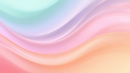 Soft pastel gradient wallpaper, smooth transitions, minimal modern aesthetic, iPhone lockscreen style