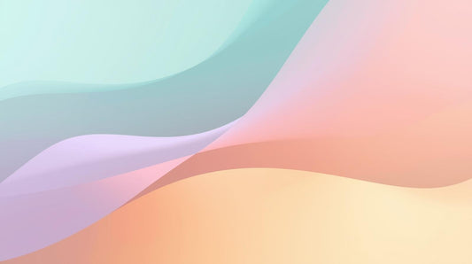 Soft pastel gradient wallpaper, smooth transitions, minimal modern aesthetic, iPhone lockscreen style